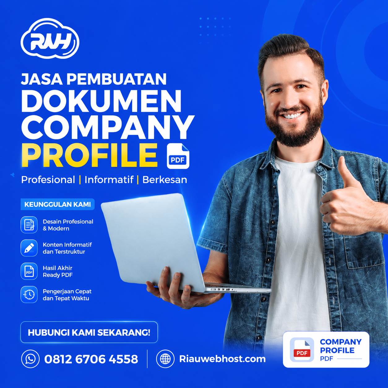 Mockup Company Profile PDF